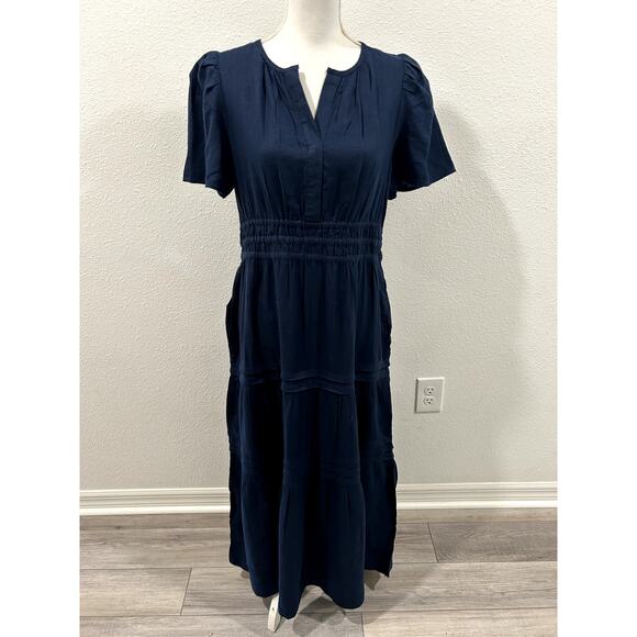 provence bloom tiered ruffle maxi dress floral Provence Bloom Tiered Ruffle Maxi Dress Sky Blue
